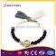 Strict Quality Control Factory Black Agate Tridacna Stone Popular Jewelry Bracelet