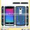 Armor robot shell anti fall Tpu+PC diagonal stripe protective cover for LG Tribute 2
