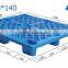 RH-P01 blue pallet 1200*1000*140 mm Capacity 0.5-1ton HDPE single face High quality American Standard Plastic Pallet