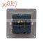 Wall mount 3 gang light switch with led indicator