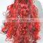 Cartoon cosplay witch wig kinky curls with multi color wig for show N361