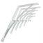 Wholesale Metal triangle rack in black or white color