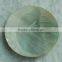 facted black/grey mother of pearl shell+rock crystal cabochon