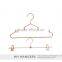 High quality aluminium top hanger, light coat hanger , aluminium coat hagner, cooper finishing clothes hanger