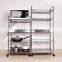 High quality Stainless Steel Microwave Oven Shelf Kitchen Storage Rack kitchen shelf