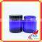 glass cream jar 15 g with blue glass jar with glass jar for cream