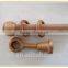 wooden curtain rod
