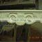 caved natural indoor marble fireplace