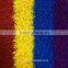 Good quality 25mm height artificial rainbow grass turf wall for kindergarten