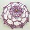 100^cotton lace wedding parasol craft umbrellas