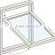 Decorative european aluminium top hung openable windows awning