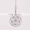 Wholesale chakra jewelry fashion long chain necklaces flower pendant