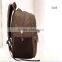 Khaki vintage canvas backpack wholesale