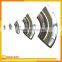 Mirror polishing aluminum alloy extrusion profiles, oval tubes, pipes