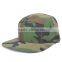 Flat Brim Army Muti-Color Custom 5 Panel Cap Hats , Blank Wholesale 5 Panel Hats ,Shallow 5-Panel Caps /Hats