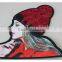 Latest Customized girls head design personalized embroidery patches