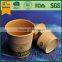 kraft paper cups with lid/ kraft double wall paper cup for hot drinks from china/ biodegradable kraft paper cups