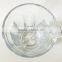 400ml Bar Drinking White Glass Beer Empty Cup with Handle