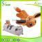 Wholesale cheap price cute double layer plush cosmetic Stationery Pencil Bag