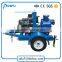 Diesel engine self priming centrifugal sewage pump