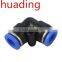 male threaded plastic tube fitting, male elbow ,compact one -touch tube fitting , push in tube fitting