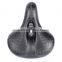 Slip-resistant Bicycle Saddle MTB Bicycle Parts Comfortable Soft Leather Cushion Mat Round Seat Design