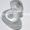 Eco-friendly food safe custom size small plastic squeeze bottles with silicone valve flip top cap