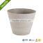 Antique Style Hand Carved Wholesale Price And High Quality Round Plastic Flower Pot For Garden Ornaments