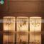 Elegant glass candle holders candle warmer yufeng