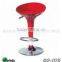 Plastic adjustable height bar chair, modern swivel pub bar chair
