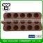 Round silicone mold for chocolate jelly and candy 15 pieces per mold