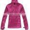 Ladies' 100% polyester windproof mountaineering jacket with inner fleece