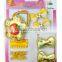 New product children's hair suit with elastic band hair clips