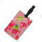 OEM Travel Suitcase Luggage Tag PVC Silicone Handbag Tag