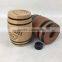 Nice-looking lovely new design barrel shape wooden piggy bank