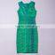 green printing bandage dress, guangzhou fashion dress