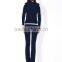 The Summer Of 2015 Manufacturers hot selling Blue with white slim slim leisure two piece sport suit HSS9239