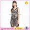 Domin Fashion Sleeveless Beading and Sequin Lady Dress
