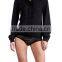F&H Fashion 100% Silk Satin Loose Blouse