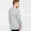 Mens Slim Fit Flanel Shirt in Grey Custom Long Sleeve Casual Shirts for Men