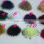 DIY 13cm Real Raccoon Fur Pompoms Fur Balls for Knitted Beanies Keychain and Scarves Shoes Real Fur Pom Pom Wholesale