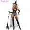 2017 fashion lace dress sexy devil witch costume witch woman costume