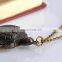 Bronze Vintage Lovely Turtle Mini Small Size Quartz Pocket Watch Women Lady Girl Necklace Pendant Chain Birthday Gifts