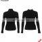 Ladies Long Sleeves Boxy Fit Viscose Knit Top