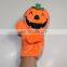 Kid Educational Toy Plush Stuffed Pumpkin Doll Halloween Hand Puppet