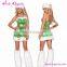 Drop Free Shipping Green winter Women Christmas Elf Costumes