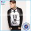 Trade assurance Yihao men's fashion cotton bulk printed mickey on the front black hoodie for man without hood China supplier
