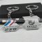Baked enamel metal keychain with customized logo in both sides