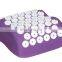 Eco friendly 100% cotton cover plastic spike back pain relief acupressure mat and pillow set