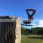 Rustic handmade corten steel metal animal craft